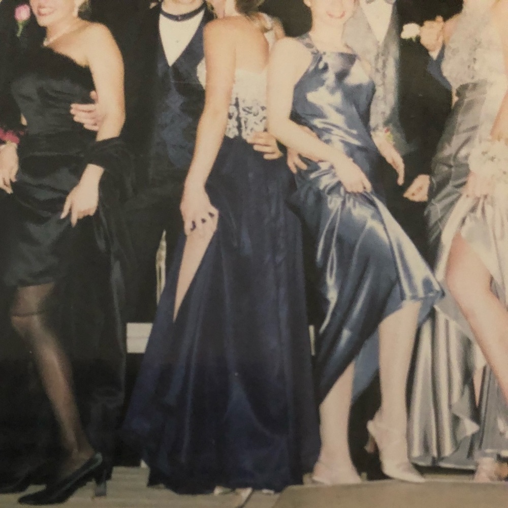 Navy blue sequin formal - Picture 7 of 8